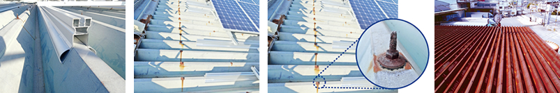 ソーラー架台+屋根の補強